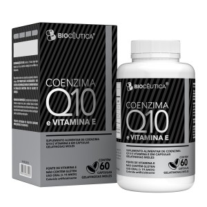 Suplemento Alimentar CoEnzima Q10 e Vit. E 60cps Gelatinosas