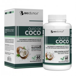 Suplemento Alimentar Óleo de Coco 60cps Gelatinosas